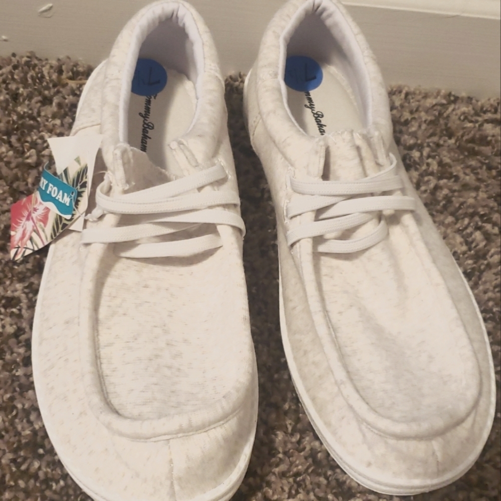 NWT Tommy Bahama slip on memory foam shoes